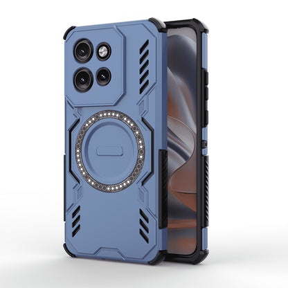 Калъф MagSafe за Motorola ThinkPhone 25 / Edge 50 Neo, Techsuit, ArmorMag, Син