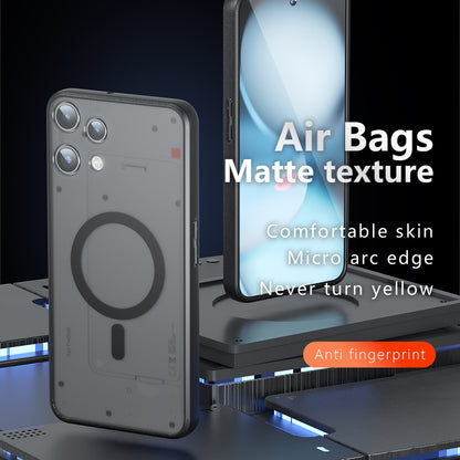 Калъф MagSafe за Nothing Phone (3a) Lite, Techsuit, PureFrost, Сатенено черен