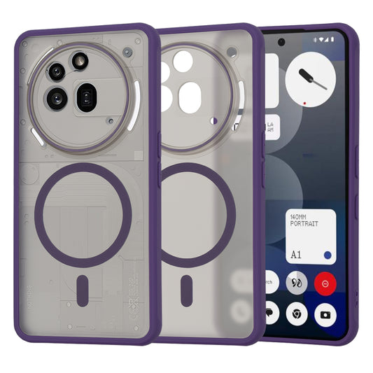 Калъф MagSafe за Nothing Phone (3a) Pro, Techsuit, HaloFrost, Тъмно лилав