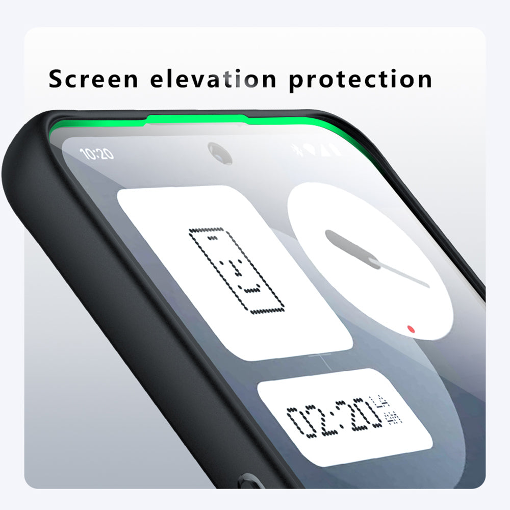 Калъф MagSafe за Nothing Phone (3a), Techsuit, PureFrost, Черен