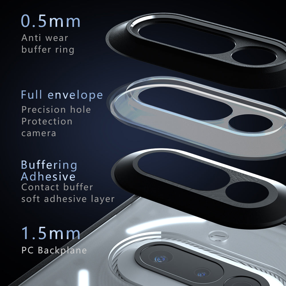 Калъф MagSafe за Nothing Phone (3a), Techsuit, PureFrost, Черен