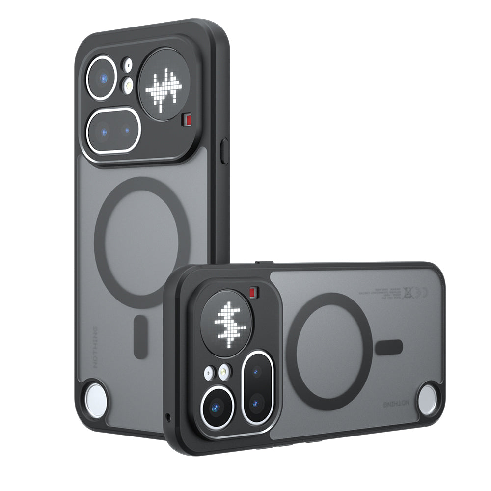Калъф MagSafe за Nothing Phone (4a) Pro, Techsuit, PureFrost, Черен сатен