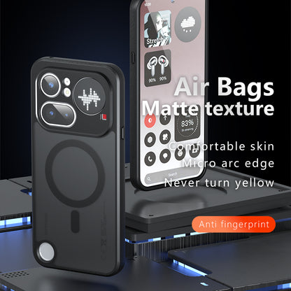 Калъф MagSafe за Nothing Phone (4a) Pro, Techsuit, PureFrost, Черен сатен