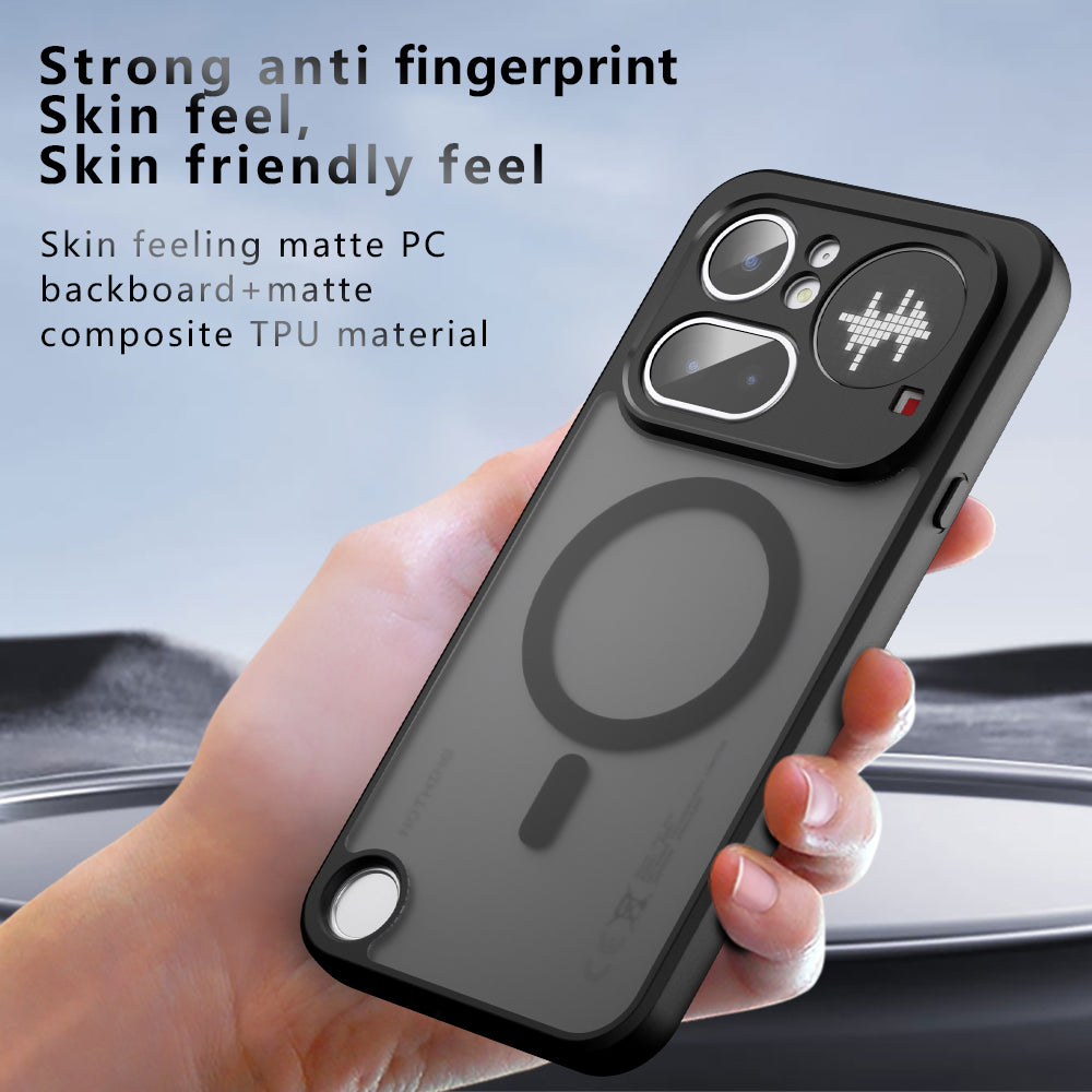 Калъф MagSafe за Nothing Phone (4a) Pro, Techsuit, PureFrost, Черен сатен