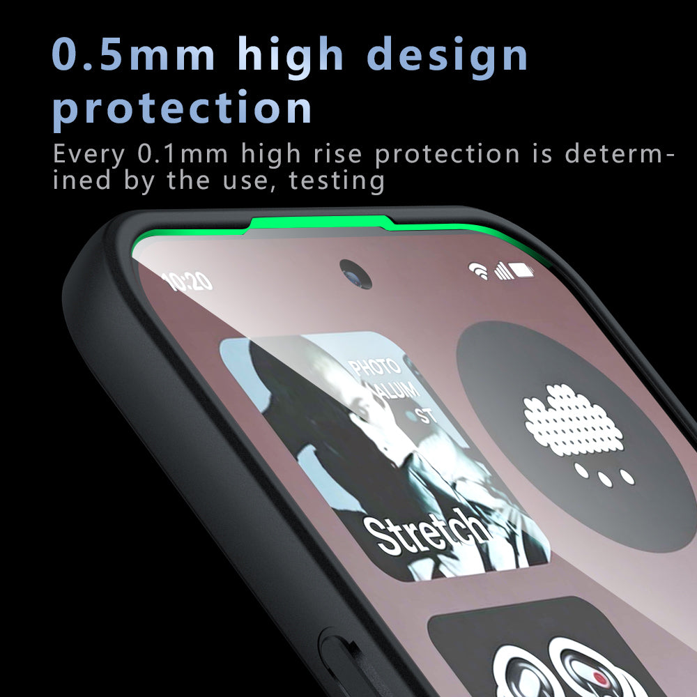 Калъф MagSafe за Nothing Phone (4a) Pro, Techsuit, PureFrost, Черен сатен