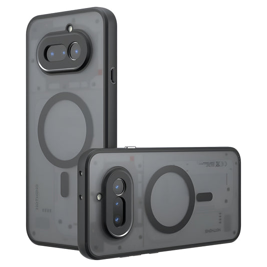 Калъф MagSafe за Nothing Phone (4a), Techsuit, PureFrost, Черен сатен