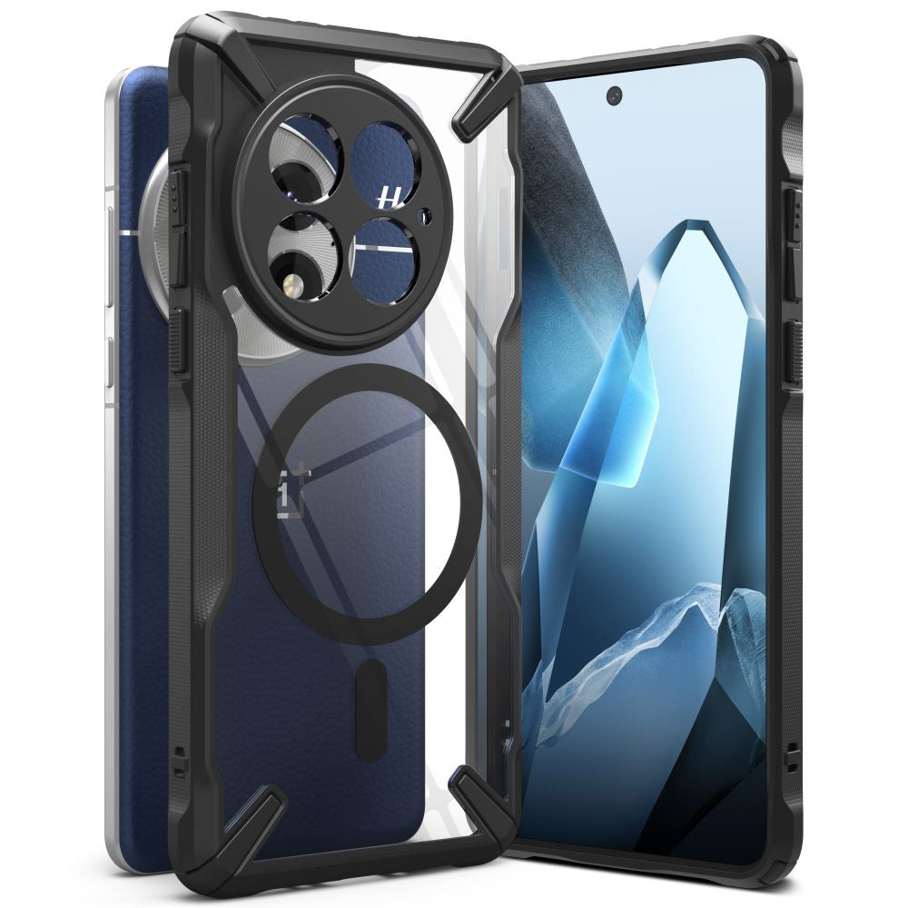 Калъф MagSafe за OnePlus 13, Ringke, Fusion X, Черен