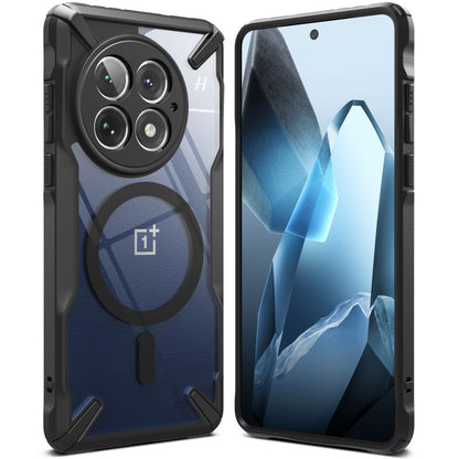 Калъф MagSafe за OnePlus 13, Ringke, Fusion X, Черен