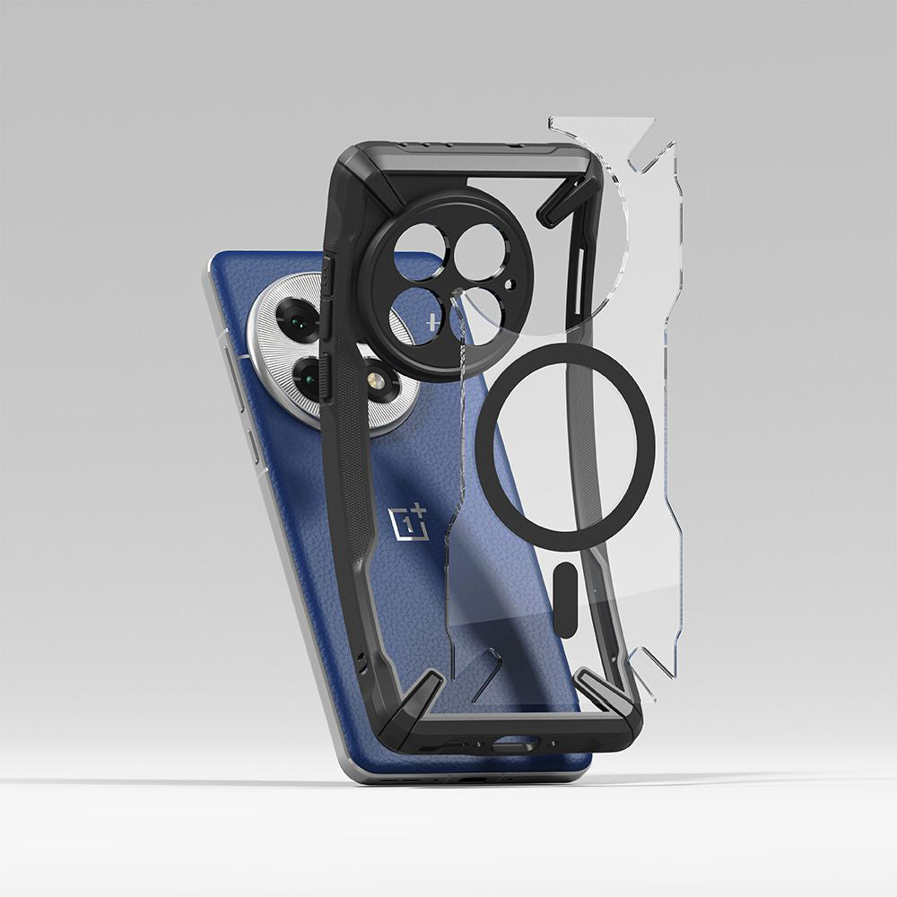 Калъф MagSafe за OnePlus 13, Ringke, Fusion X, Черен