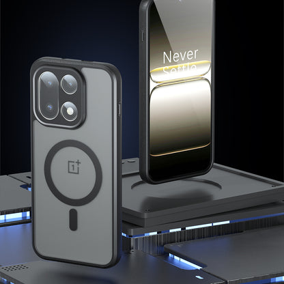Калъф MagSafe за OnePlus 15, Techsuit, PureFrost, Сатенено Черен