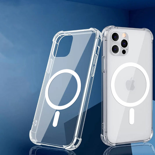 Калъф MagSafe за Oppo A3 4G, Techsuit, противоударен, прозрачен