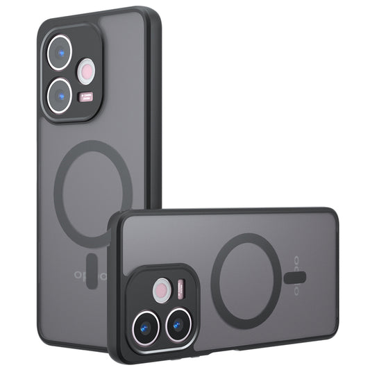 Калъф MagSafe за Oppo A5 Pro 4G / A5 Pro, Techsuit, PureFrost, Черен