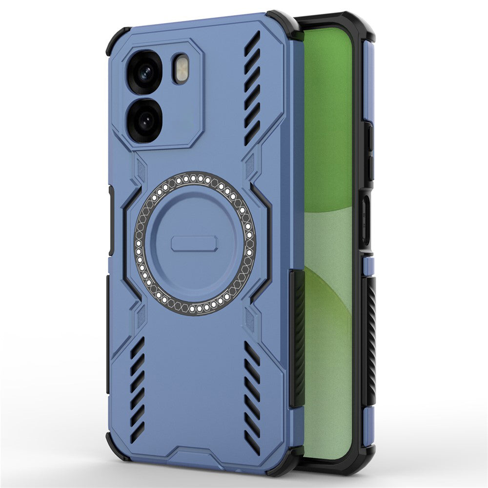 Калъф MagSafe за Oppo A6 4G, Techsuit, ArmorMag, Син