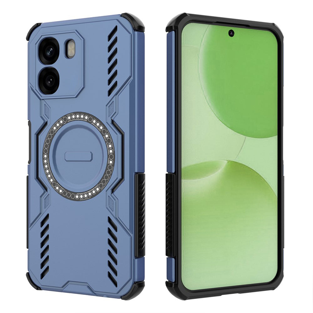 Калъф MagSafe за Oppo A6 4G, Techsuit, ArmorMag, Син