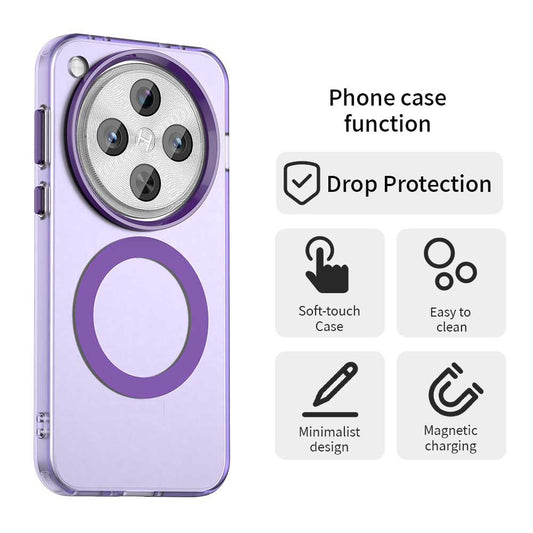 Калъф MagSafe за Oppo Find X8 Pro, Techsuit, CandyCase, Лилав