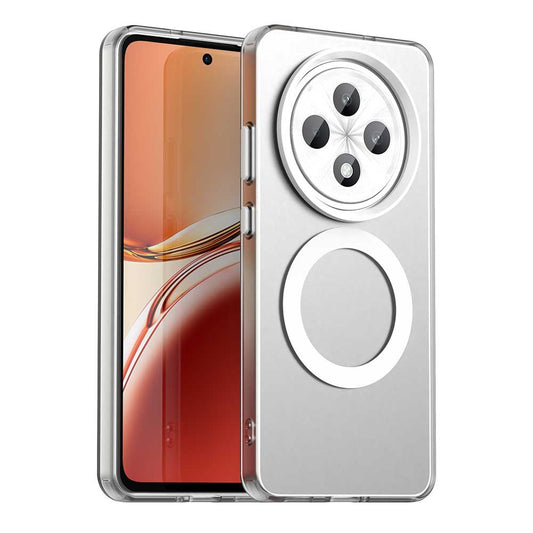 Калъф MagSafe за Oppo Reno12 FS 5G / Reno12 FS 4G / Reno12 F 4G / Reno12 F, Techsuit, CandyCase, Бял