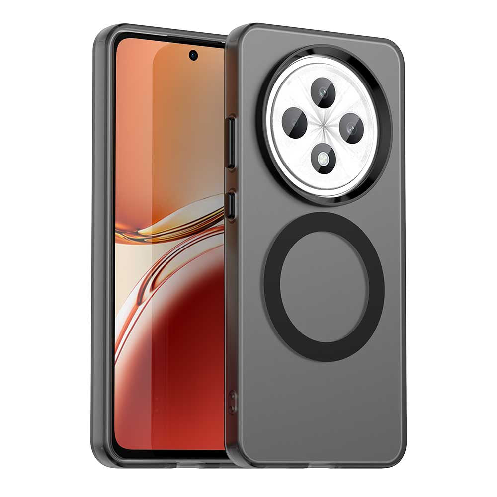 MagSafe калъф за Oppo Reno12 FS 5G / Reno12 FS 4G / Reno12 F 4G, Techsuit, CandyCase, Черен
