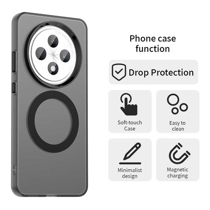 MagSafe калъф за Oppo Reno12 FS 5G / Reno12 FS 4G / Reno12 F 4G, Techsuit, CandyCase, Черен