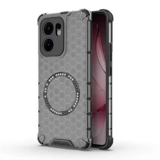 Калъф MagSafe за Oppo Reno13 FS 5G / Reno13 F 4G / Reno13 F, Techsuit, HoneyComb Shield, Черен