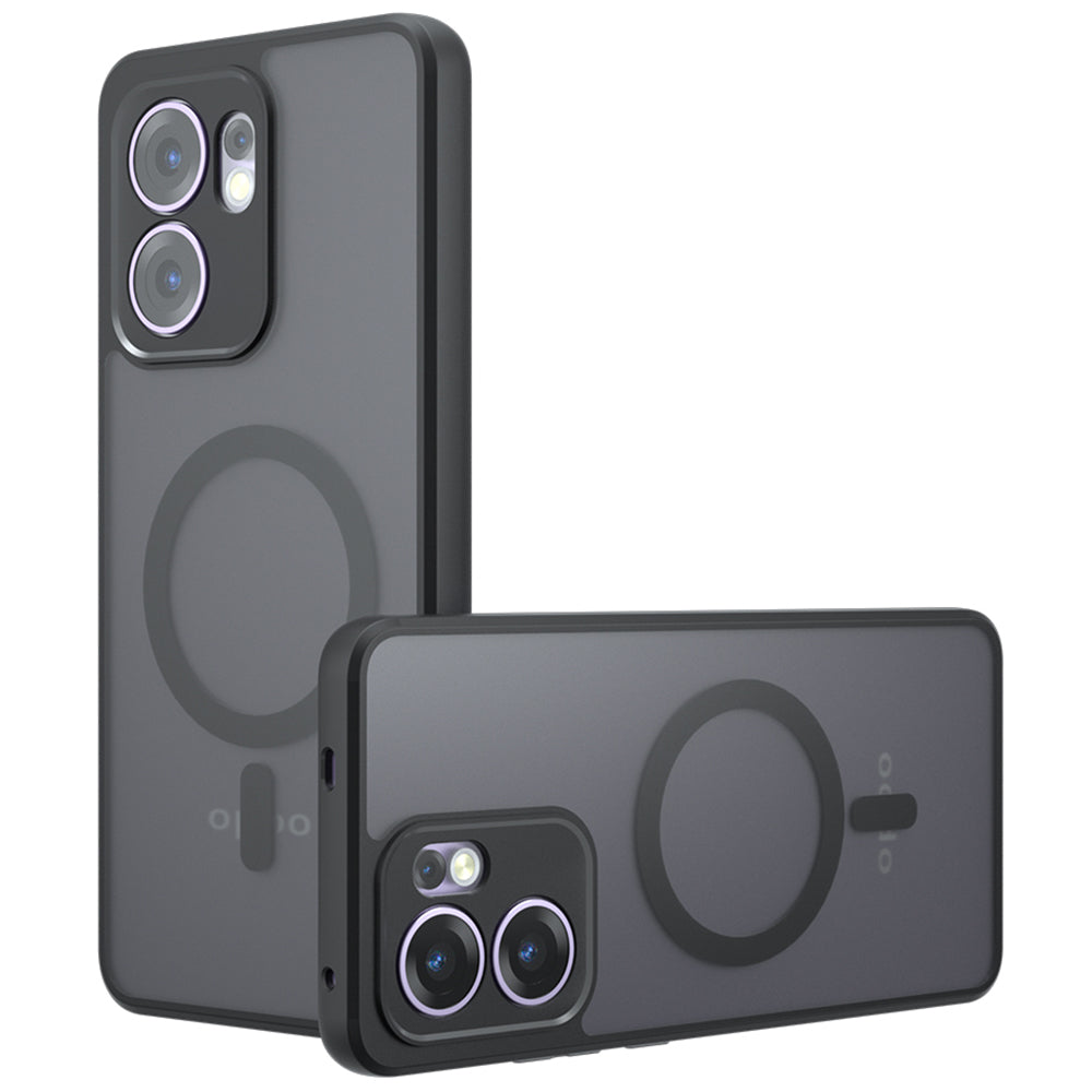 Калъф MagSafe за Oppo Reno13 FS 5G / Reno13 F 4G / Reno13 F, Techsuit, PureFrost, Черен