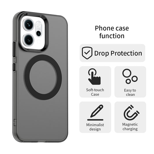 MagSafe Case for Oppo Reno16 F / Reno16 FS, Techsuit, CandyCase, Black