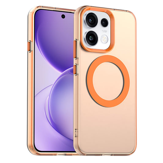Калъф MagSafe за Oppo Reno16 F / Reno16 FS, Techsuit, CandyCase, Оранжев