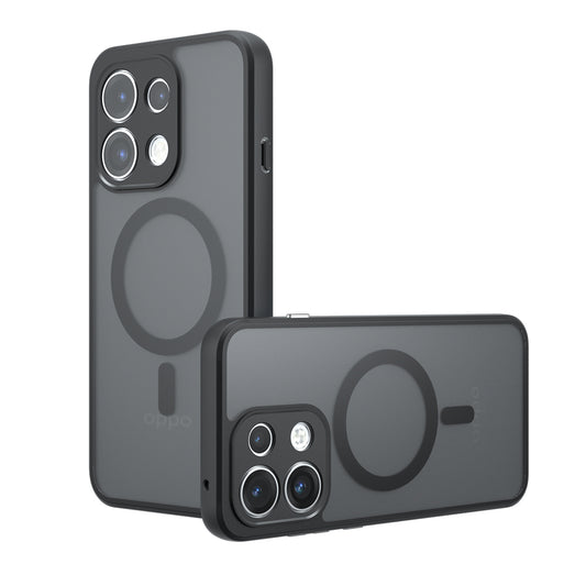 Калъф MagSafe за Oppo Reno16 F / Reno16 FS, Techsuit, PureFrost, Черен сатен
