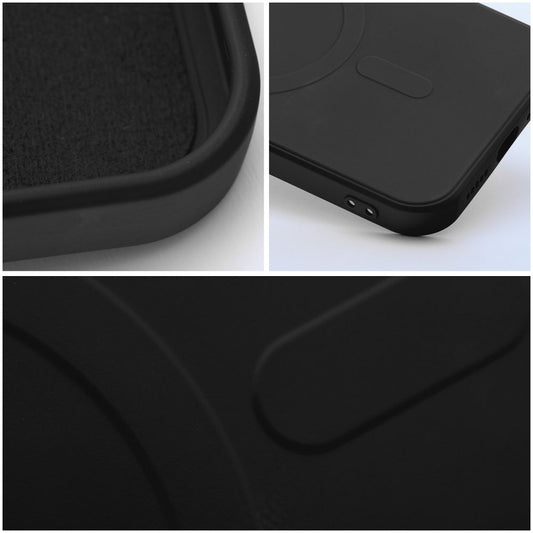 Калъф MagSafe за Samsung Galaxy A36 A366, OEM, Silicone Mag, Черен
