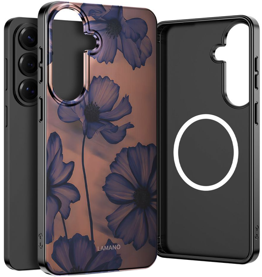 Калъф MagSafe за Samsung Galaxy S26 S942, Tech-Protect, Lamano Velvet Night, Черен