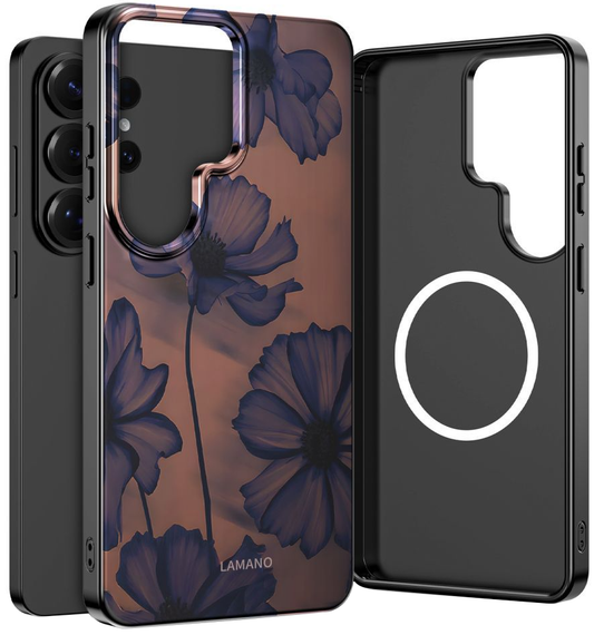 Калъф MagSafe за Samsung Galaxy S26 Ultra S948, Tech-Protect, Lamano Velvet Night, Черен
