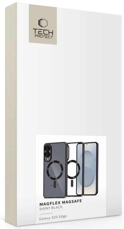 Калъф MagSafe за Samsung Galaxy S25 Edge S937, Tech-Protect, Magflex, Черен