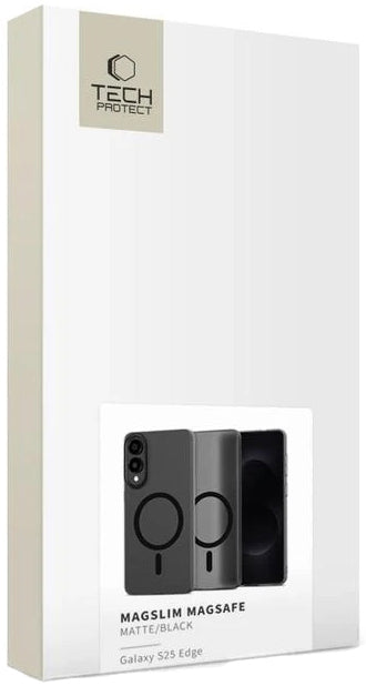Калъф MagSafe за Samsung Galaxy S25 Edge S937, Tech-Protect, MagSlim, Черен