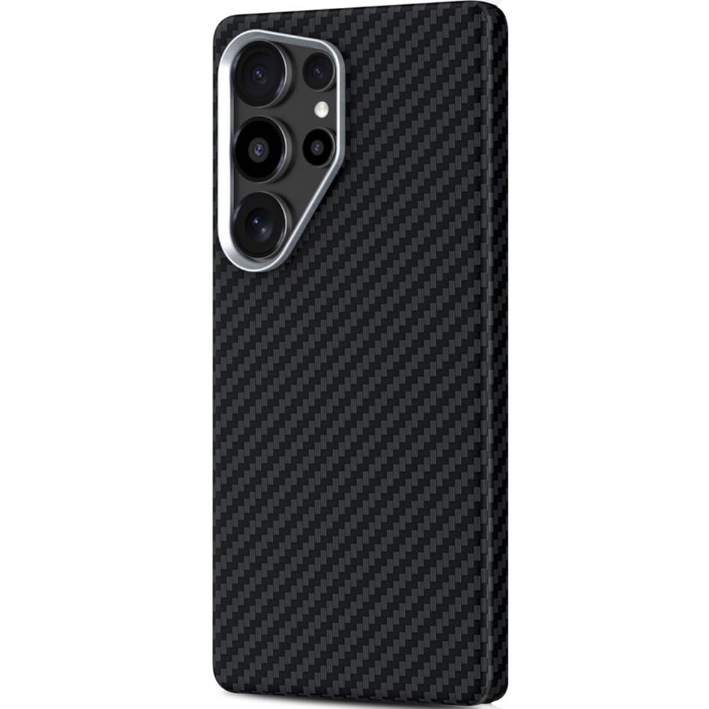 Калъф MagSafe за Samsung Galaxy S25 Ultra S938, Tech-Protect, Ion Carbon, Черен