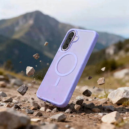 Калъф MagSafe за Samsung Galaxy A57 5G, Tech-Protect, Magmat, Матово лилав