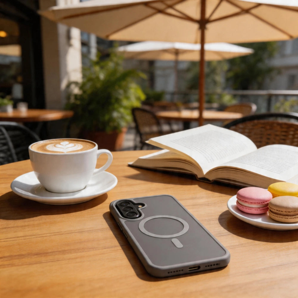 Калъф MagSafe за Samsung Galaxy A57 5G, Tech-Protect, Magmat, Сив мат