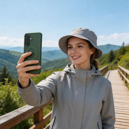 Калъф MagSafe за Samsung Galaxy A37 5G / A56 A566 / A36 A366, Tech-Protect, Magmat, Матово зелено