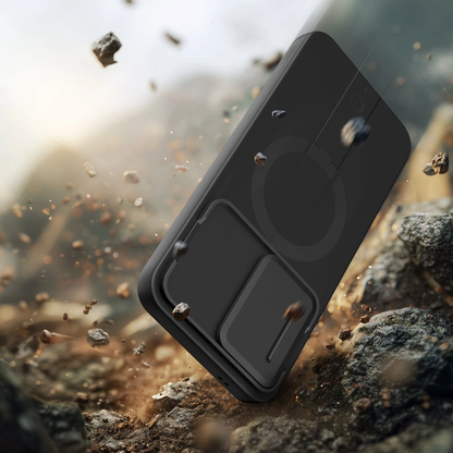 Калъф MagSafe за Samsung Galaxy A57 5G, Tech-Protect, Kevlar Aura, Черен