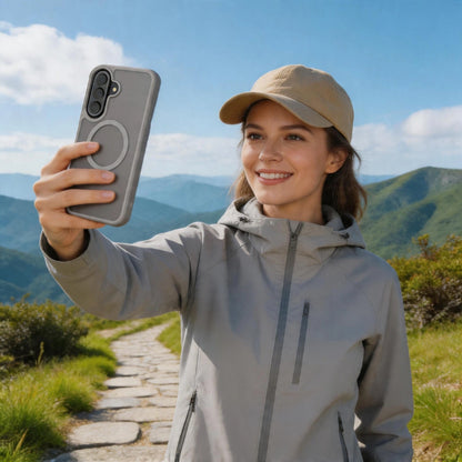 Калъф MagSafe за Samsung Galaxy A57 5G, Tech-Protect, Magmat, Сив мат