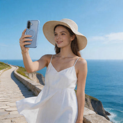 Калъф MagSafe за Samsung Galaxy A57 5G, Tech-Protect, Magmat, Матиран Син