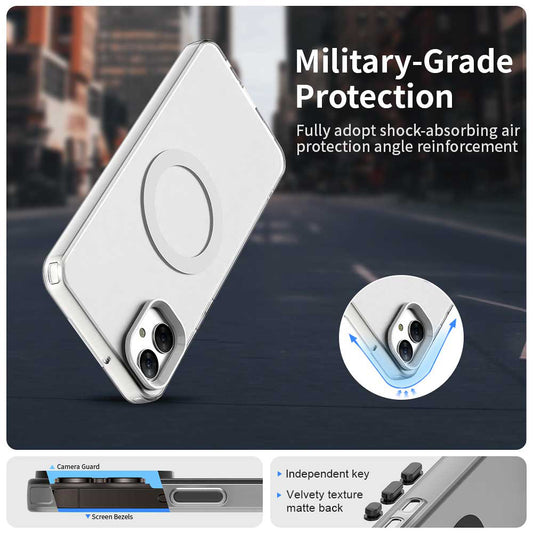 Калъф MagSafe за Samsung Galaxy A05 A055, Techsuit, CandyCase, Бял