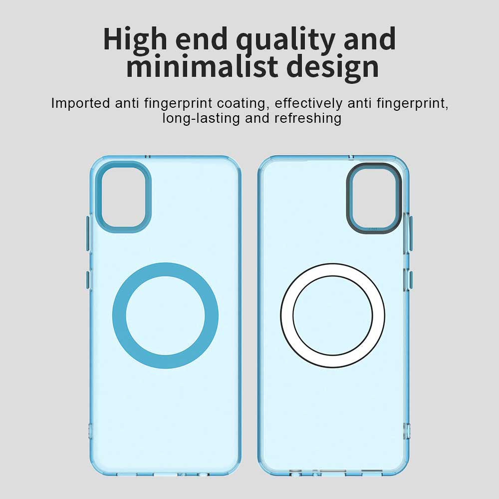 MagSafe Case for Samsung Galaxy A05 A055, Techsuit, CandyCase, Blue