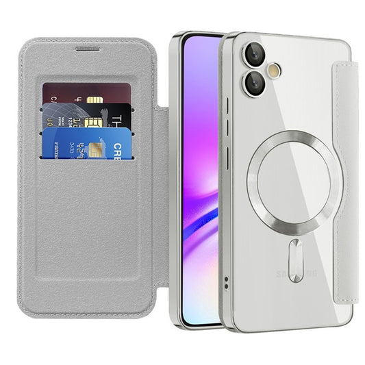 Калъф MagSafe за Samsung Galaxy A05 A055, Techsuit, SmartMag Book, Сив