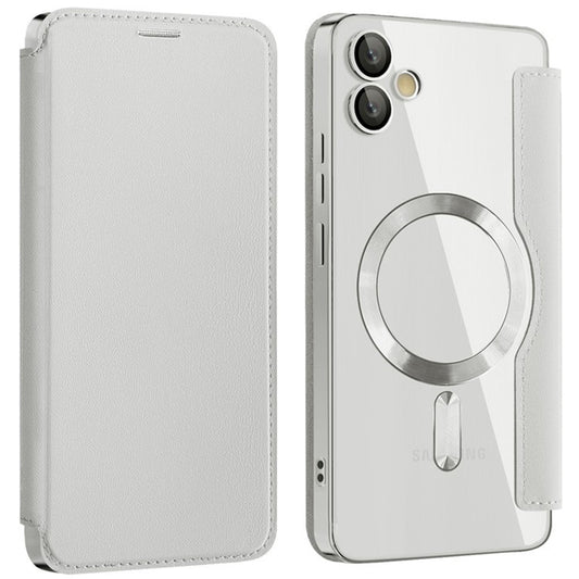 Калъф MagSafe за Samsung Galaxy A05 A055, Techsuit, SmartMag Book, Сив