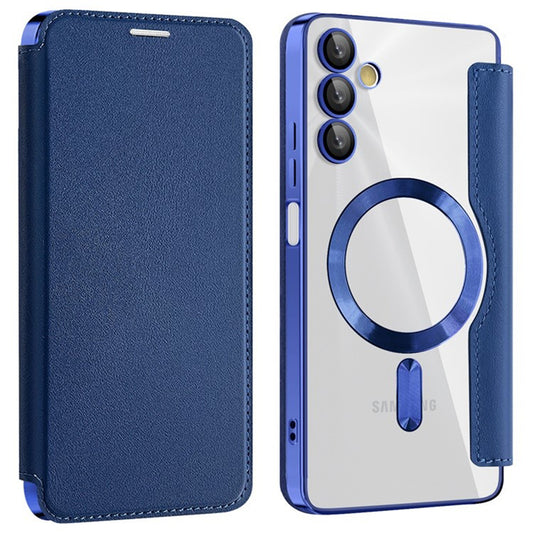 Калъф MagSafe за Samsung Galaxy A05s A057, Techsuit, SmartMag Book, Син