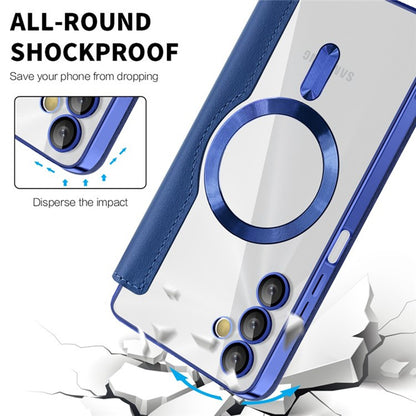 Калъф MagSafe за Samsung Galaxy A05s A057, Techsuit, SmartMag Book, Син