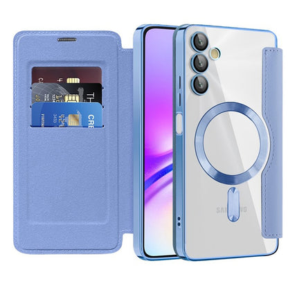 Калъф MagSafe за Samsung Galaxy A05s A057, Techsuit, SmartMag Book, Син