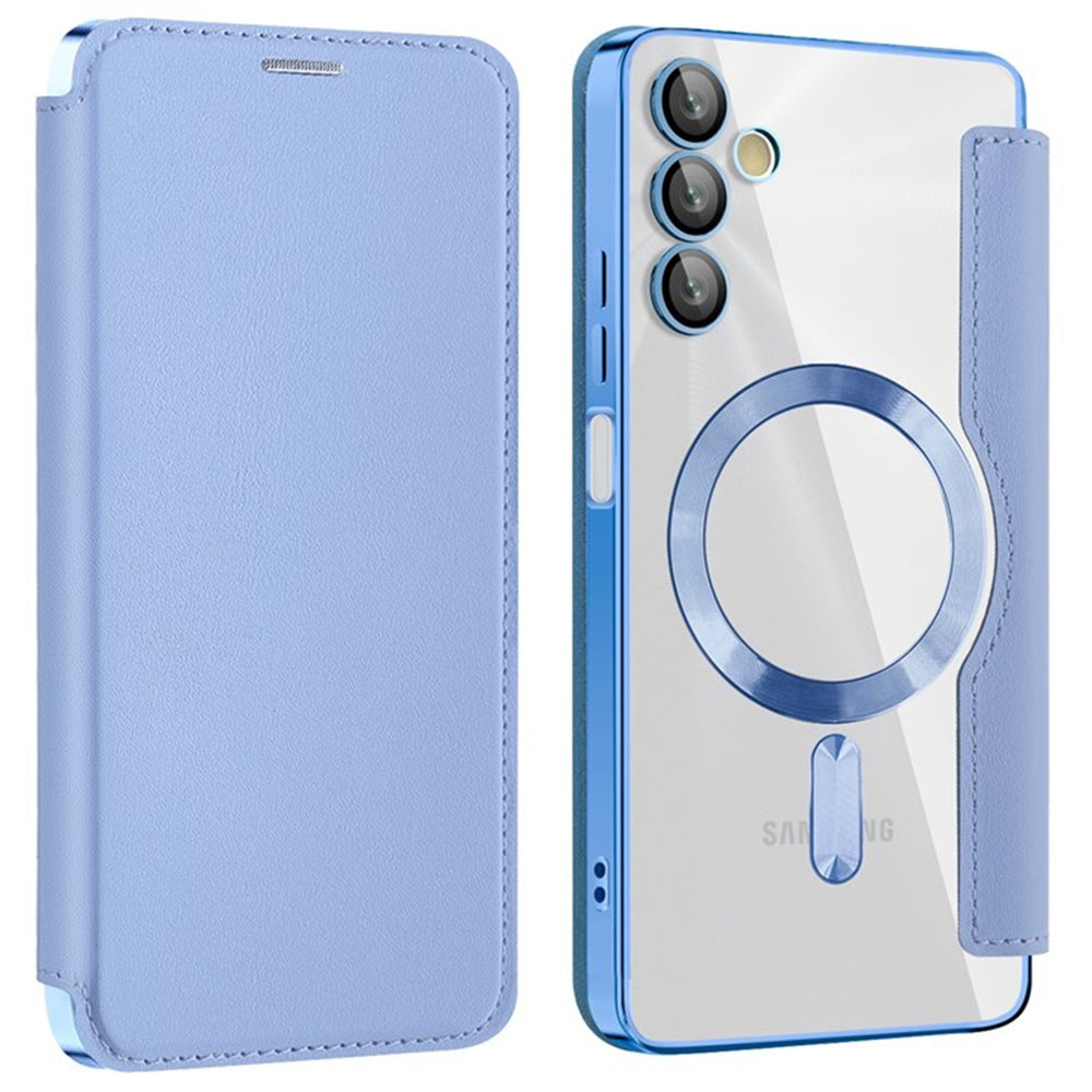 Калъф MagSafe за Samsung Galaxy A05s A057, Techsuit, SmartMag Book, Син