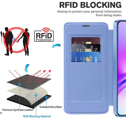 Калъф MagSafe за Samsung Galaxy A05s A057, Techsuit, SmartMag Book, Син