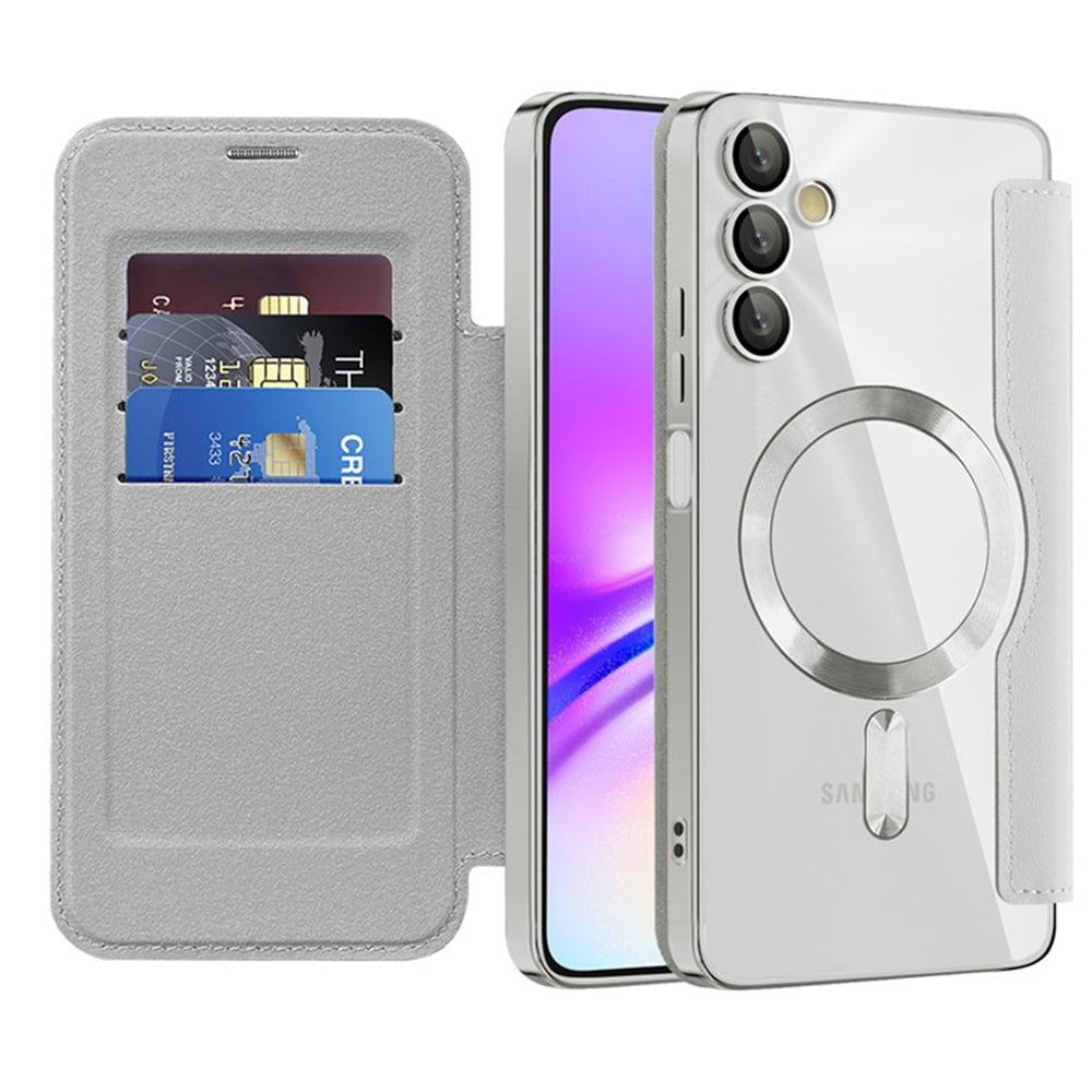 Калъф MagSafe за Samsung Galaxy A05s A057, Techsuit, SmartMag Book, Сив