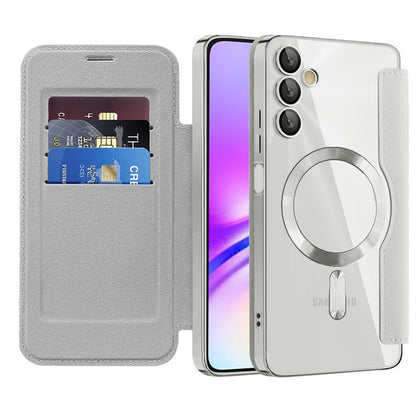 Калъф MagSafe за Samsung Galaxy A05s A057, Techsuit, SmartMag Book, Сив